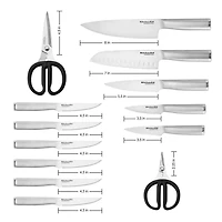KitchenAid Stainless Steel 14-pc. Knife Block Set
