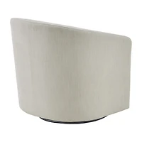 Martha Stewart Amber Swivel Upholstered Armchair