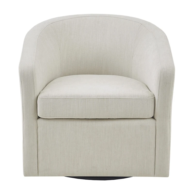 Martha Stewart Amber Swivel Upholstered Armchair