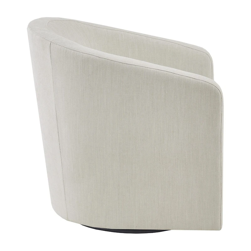 Martha Stewart Amber Swivel Upholstered Armchair