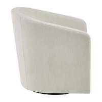 Martha Stewart Amber Swivel Upholstered Armchair