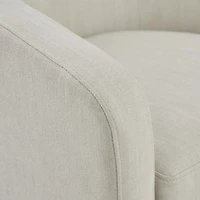 Martha Stewart Amber Swivel Upholstered Armchair