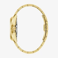 Bulova Surveyor Mens Automatic Gold Tone Stainless Steel Bracelet Watch 97a182