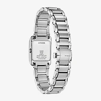 Citizen Bianca Womens Silver Tone Stainless Steel Bracelet Watch Ew5600-52d