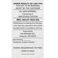 VHC Brands Patriotic Patch Square Throw Pillow