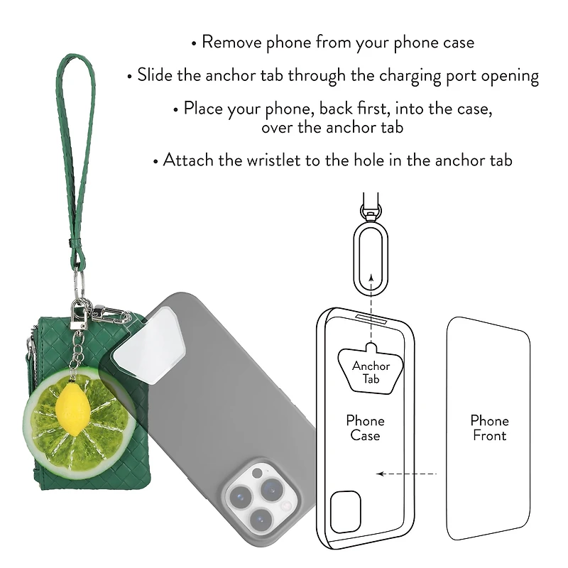 Mundi Rfid Lime Connect And Go Wristlet