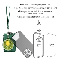 Mundi Rfid Strawberry Connect And Go Wristlet