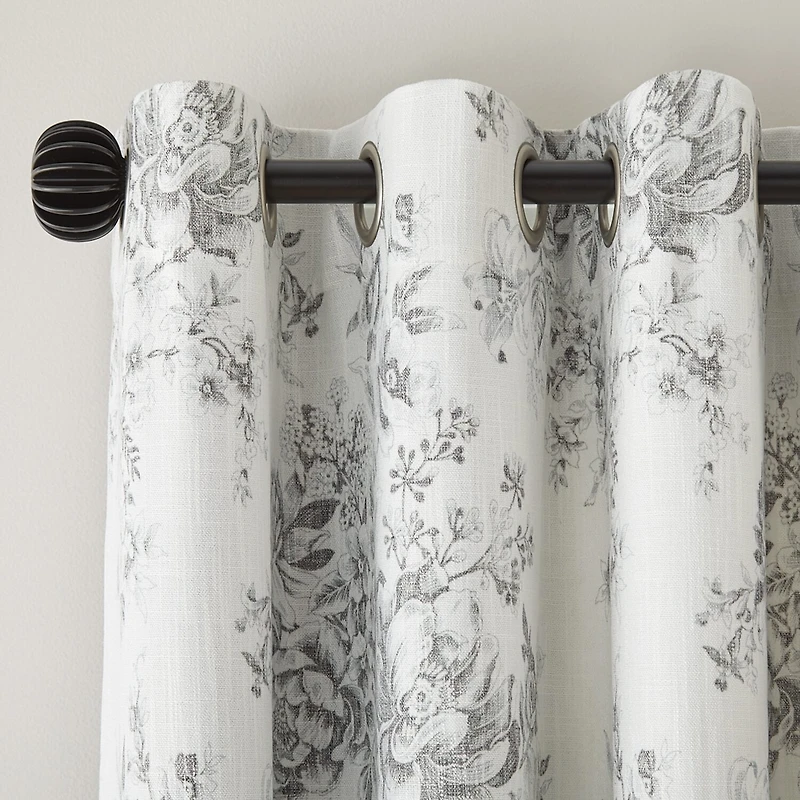 Linden Street Sullivan Printed Grommet Top Blackout Single Curtain Panel