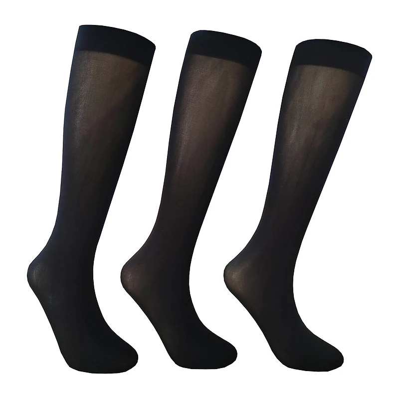 Mixit Womens 3 Pair Trouser Socks