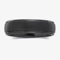 Personalized Mens 6mm Comfort Fit Tungsten Carbide Wedding Band