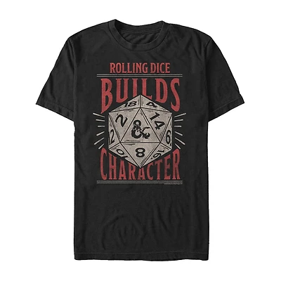 Mens Crew Neck Short Sleeve Regular Fit Graphic T-Shirt