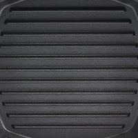 Smith & Clark Cast Iron 10.25" Grill Pan with Assist Handle