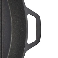 Smith & Clark Cast Iron 10.25" Grill Pan with Assist Handle