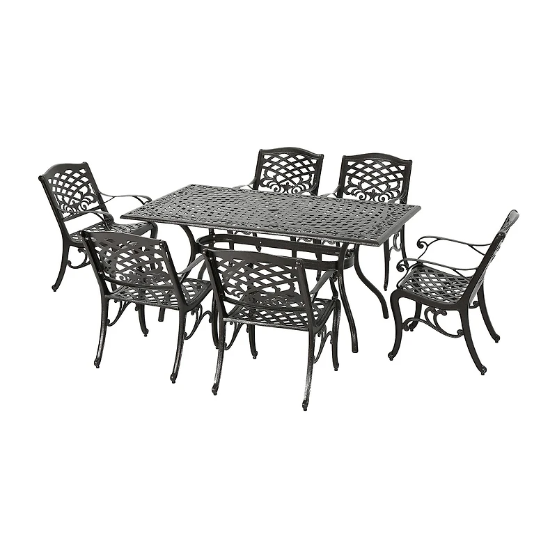 Hallandale 7-pc. Rectangular Dining Set