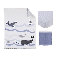 Nojo Marine 3-pc. Crib Bedding Set