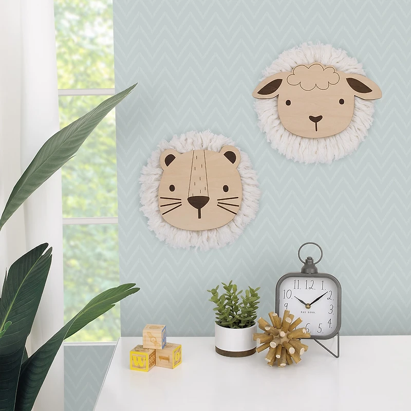 Nojo Lion Wood Wall Art
