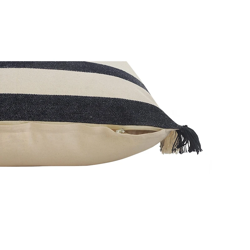 LR Home Mistaus Stripe Square Throw Pillow