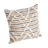 LR Home Willy Stripe Square Throw Pillow