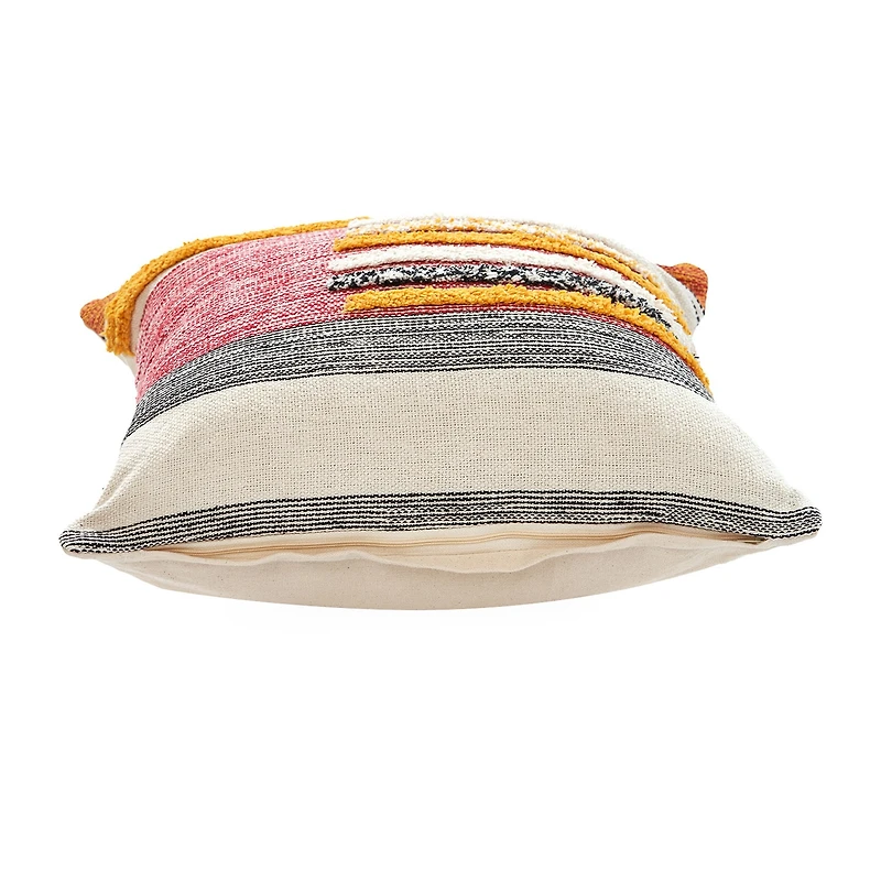 LR Home Zimbu Stripe Square Throw Pillow