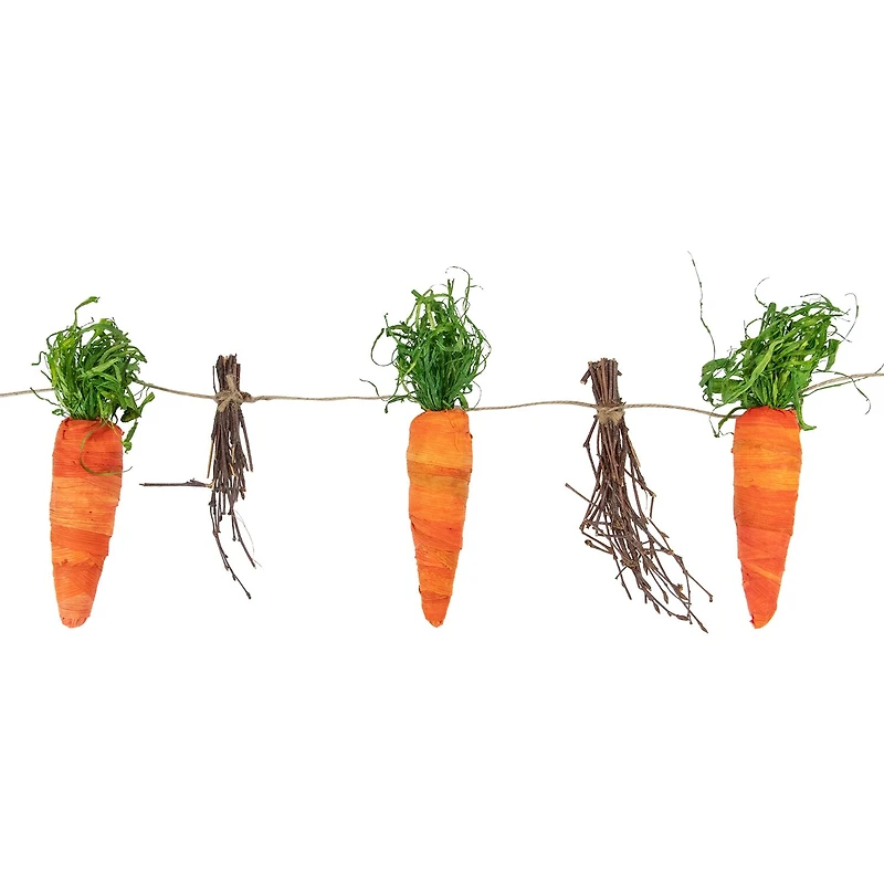 Northlight 3.25ft Carrots And Twigs Christmas Indoor Garland