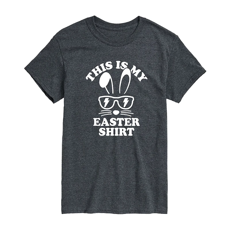 Mens Short Sleeve Easter Graphic T-Shirt