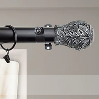 Rod Desyne Leaf 1 1/2 Adjustable Curtain