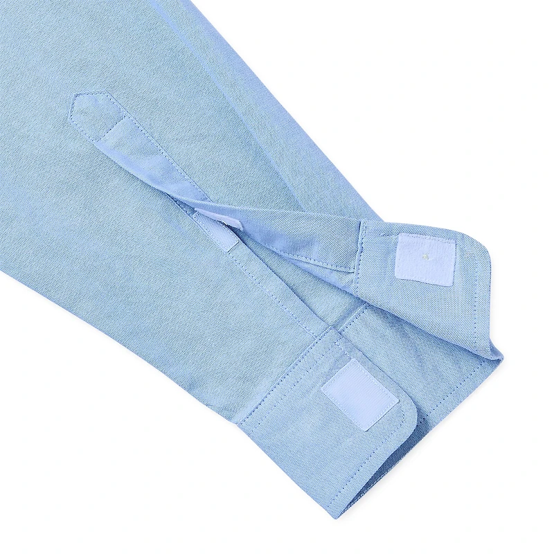St. John's Bay Performance Oxford Mens Easy-on + Easy-off Seated Wear Long Sleeve Classic Fit Button-Down Shirt