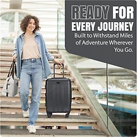 IZOD Zoe 3-pc. Hardside Expandable Lightweight Luggage Set