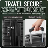 IZOD Romeo 3-pc. Hardside Expandable LIGHTWEIGHT Luggage Set