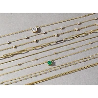 Diamond Addiction (G-H / Si2-I1) Womens 10K Gold 19 1/2 Inch Link Chain Necklace