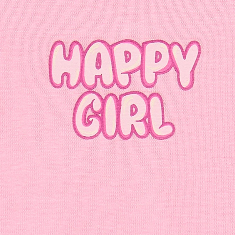 Okie Dokie Baby Girls Round Neck Short Sleeve Bodysuit