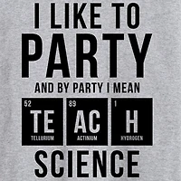Mens Long Sleeve Teacher Graphic T-Shirt