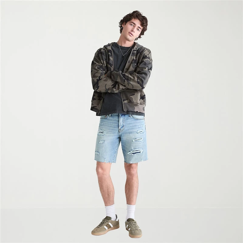 AEROPOSTALE Slim Fit Mens 9" Denim Short