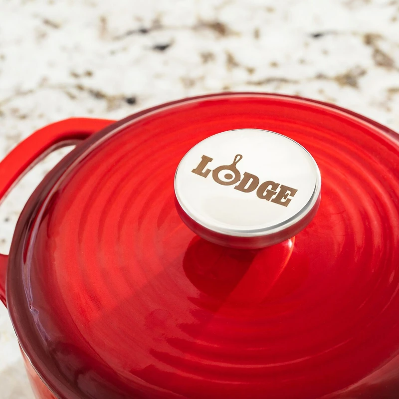Lodge Cookware 1 1/2 Qt Enameled Cast Iron Dutch Oven