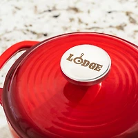 Lodge Cookware 1 1/2 Qt Enameled Cast Iron Dutch Oven