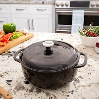 Lodge Cookware 6 Qt Enameled Cast Iron Dutch Oven