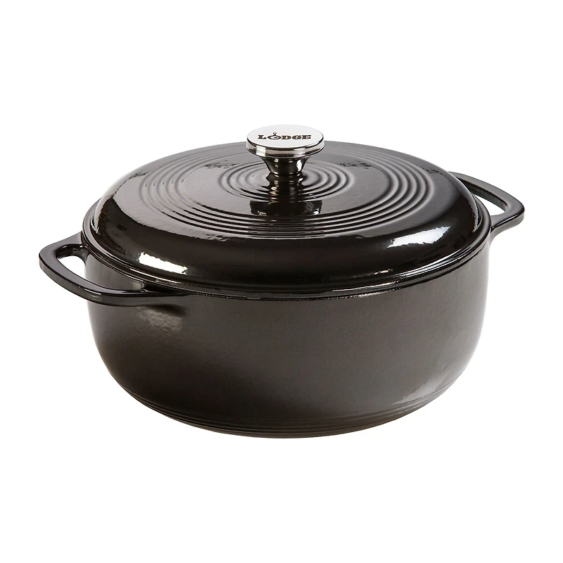 Lodge Cookware 6 Qt Enameled Cast Iron Dutch Oven