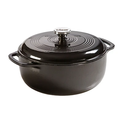 Lodge Cookware 6 Qt Enameled Cast Iron Dutch Oven