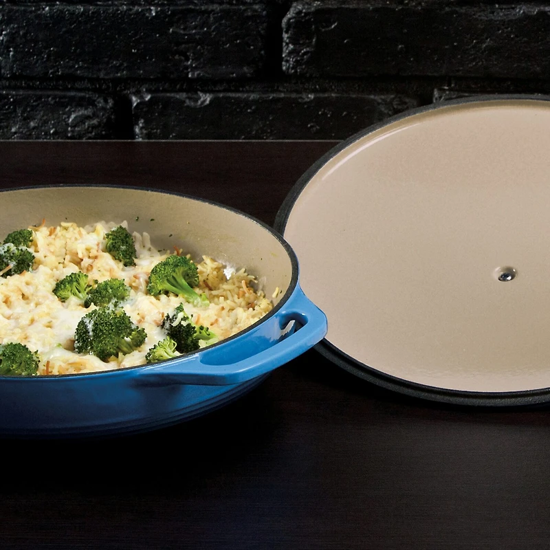 Lodge Cookware 3 1/2 Qt Enameled Cast Iron Dutch Oven