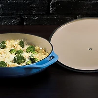Lodge Cookware 3 1/2 Qt Enameled Cast Iron Dutch Oven