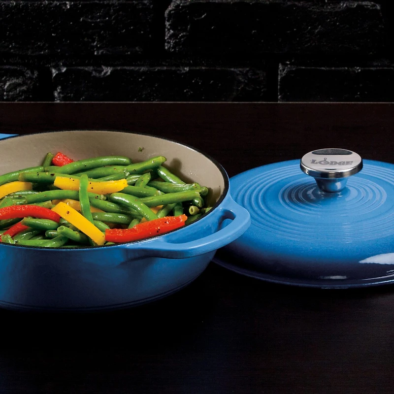 Lodge Cookware 3 Qt Enameled Cast Iron Dutch Oven