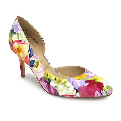 Pop Avienna Womens Almond Closed Toe Stiletto Heel Pumps