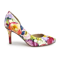 Pop Avienna Womens Almond Closed Toe Stiletto Heel Pumps