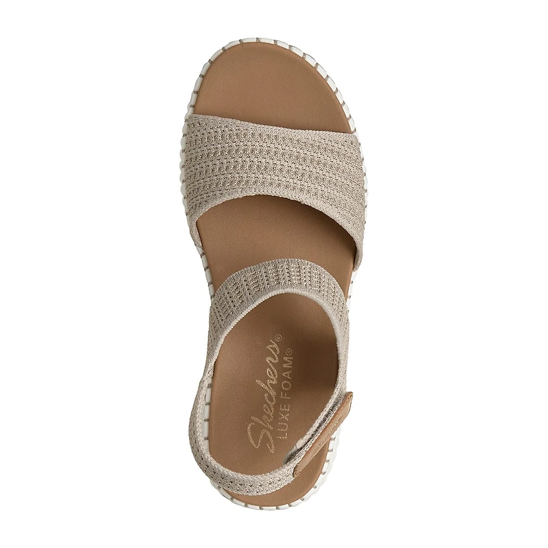 Skechers Womens Wilshire Blvd Strap Sandals