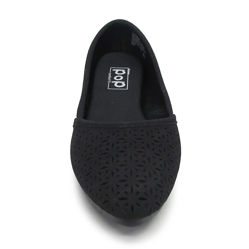 Pop Gerinina Womens Almond Closed Toe Ballet Flats