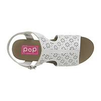Pop Womens Virelyne Wedge Sandals