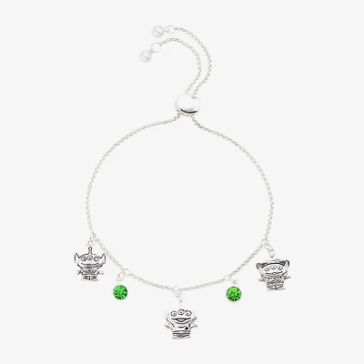Womens Green Crystal Toy Story Bolo Bracelet