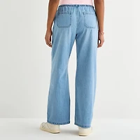 Forever 21 Womens Juniors Straight Pull-On Pant