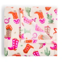 Home Expressions Velvet Plush Print Throw