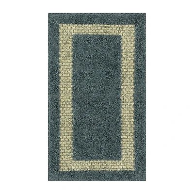 Maples Solid Cut and Loop Indoor Rectangular Accent Rug